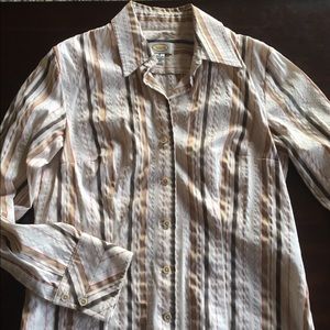 Talbots button down long sleeved shirt, size 8